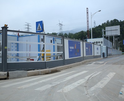 深圳水電十一局地鐵7號線工程圍擋建設項目